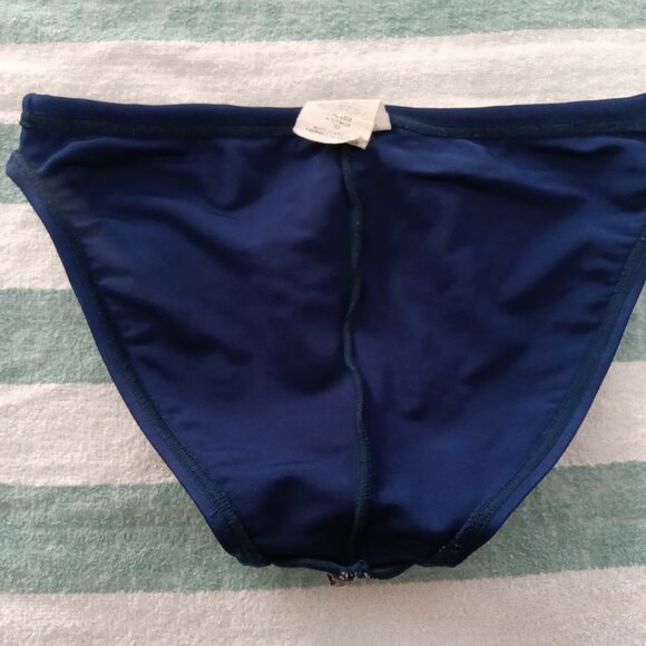 (*) VINTAGE 1" SIDES SPEEDO SWIM BRIEF, SIZE 30", NAVY BLUE - (Pre-owned) - Picture 7 of 8
